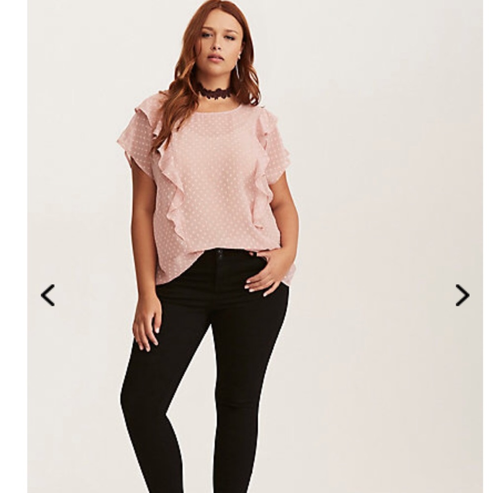 Chiffon Ruffled Blouse - Picture 3 of 3